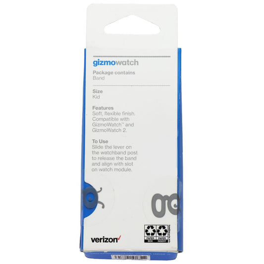 Verizon GizmoWatch Band for GizmoWatch 3/GizmoWatch 2 - Blue (Kids Band) Smart Watch Accessories - Watch Bands Verizon - Simple Cell Bulk Wholesale Pricing - USA Seller