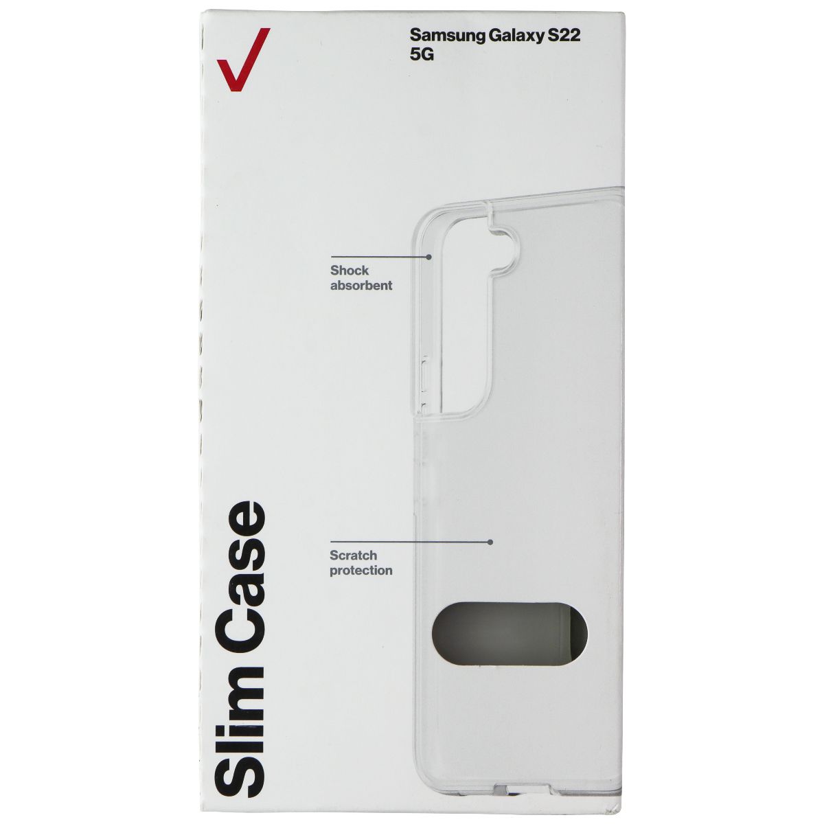 Verizon Slim Sustainable Series Case for Samsung Galaxy S22 5G - Clear/Frost Cell Phone - Cases, Covers & Skins Verizon - Simple Cell Bulk Wholesale Pricing - USA Seller
