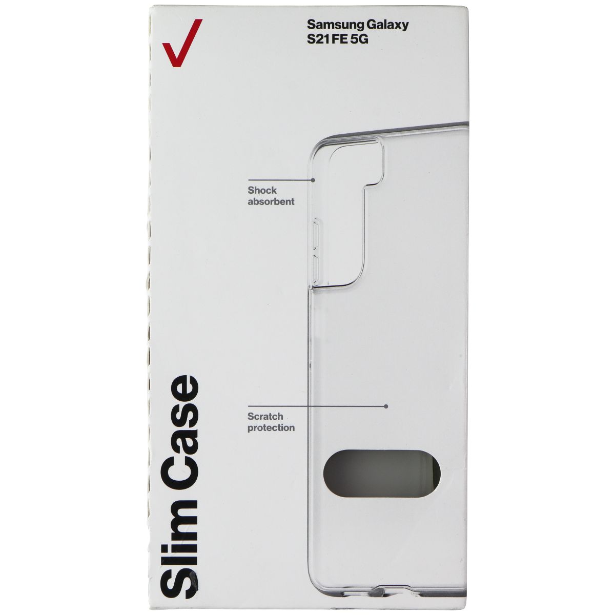 Verizon Slim Sustainable Series Case for Samsung Galaxy S21 FE 5G - Clear/Frost Cell Phone - Cases, Covers & Skins Verizon - Simple Cell Bulk Wholesale Pricing - USA Seller