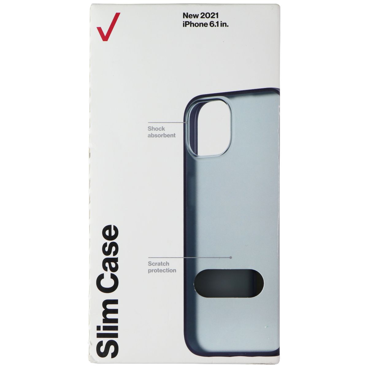 Verizon Slim Sustainable Series Hard Case for Apple iPhone 13 - Blue Cell Phone - Cases, Covers & Skins Verizon - Simple Cell Bulk Wholesale Pricing - USA Seller