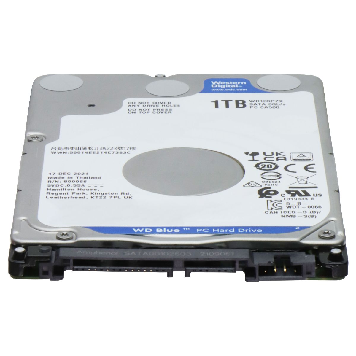 WD Blue (1TB) Internal HDD Hard Drive - 2.5 Inch SATA 6Gb/s 5400 RPM (WD10SPZX) Digital Storage - Internal Hard Disk Drives, HDD Western Digital - Simple Cell Bulk Wholesale Pricing - USA Seller