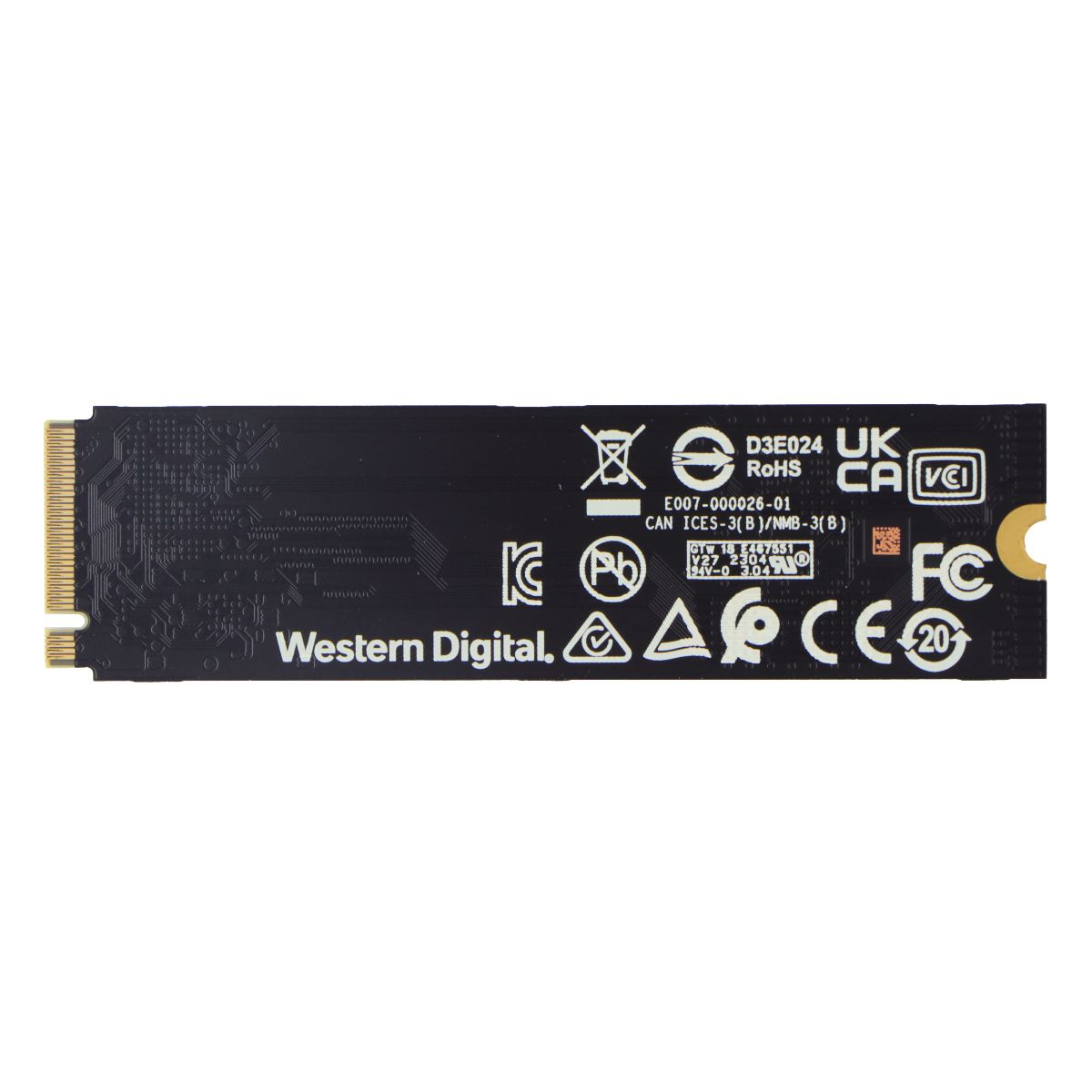 Western Digital (500GB) WD_BLACK M.2 2280 SN770 PCIe Gen4 NVMe SSD (WDS500G3X0E) Digital Storage - Solid State Drives Western Digital - Simple Cell Bulk Wholesale Pricing - USA Seller