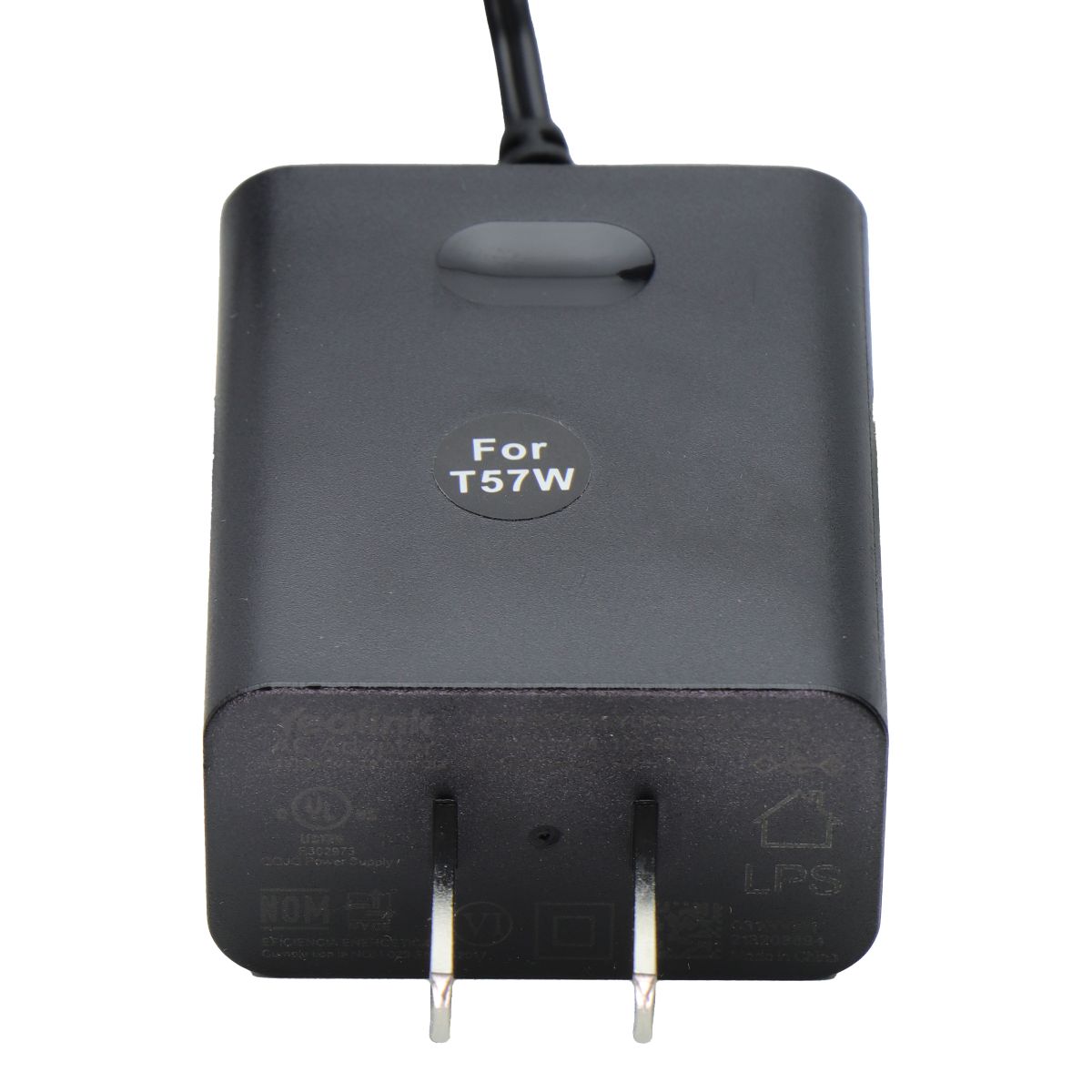 Yealink 5V/2A AC Adapter (YLPS052000C1-US) for T57W - Black Networking - VoIP Phone Adapters Yealink - Simple Cell Bulk Wholesale Pricing - USA Seller