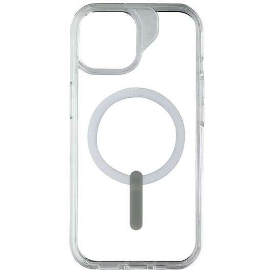 Zagg Crystal Palace Snap Case with MagSafe for Apple iPhone 15 - Clear/White Cell Phone - Cases, Covers & Skins Zagg - Simple Cell Bulk Wholesale Pricing - USA Seller