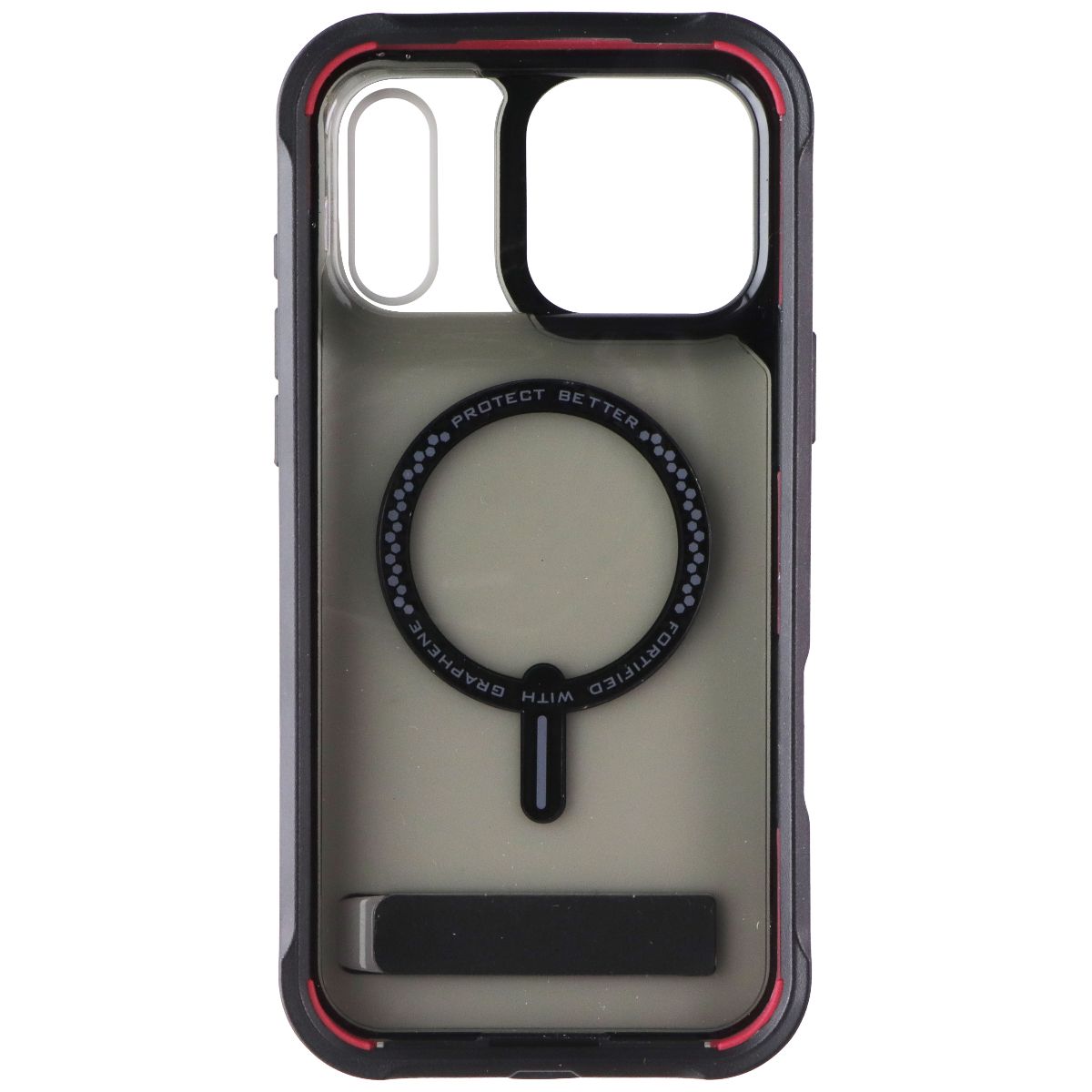 ZAGG Rainier Case with Kickstand for MagSafe for Apple iPhone 17 Pro Max - Smoke Cell Phone - Cases, Covers & Skins Zagg - Simple Cell Bulk Wholesale Pricing - USA Seller