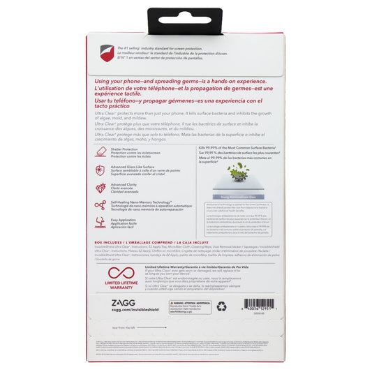 ZAGG InvisibleShield (Ultra Clear+) Screen Protector for Alcatel TCL T1 Pro Cell Phone - Screen Protectors Zagg - Simple Cell Bulk Wholesale Pricing - USA Seller