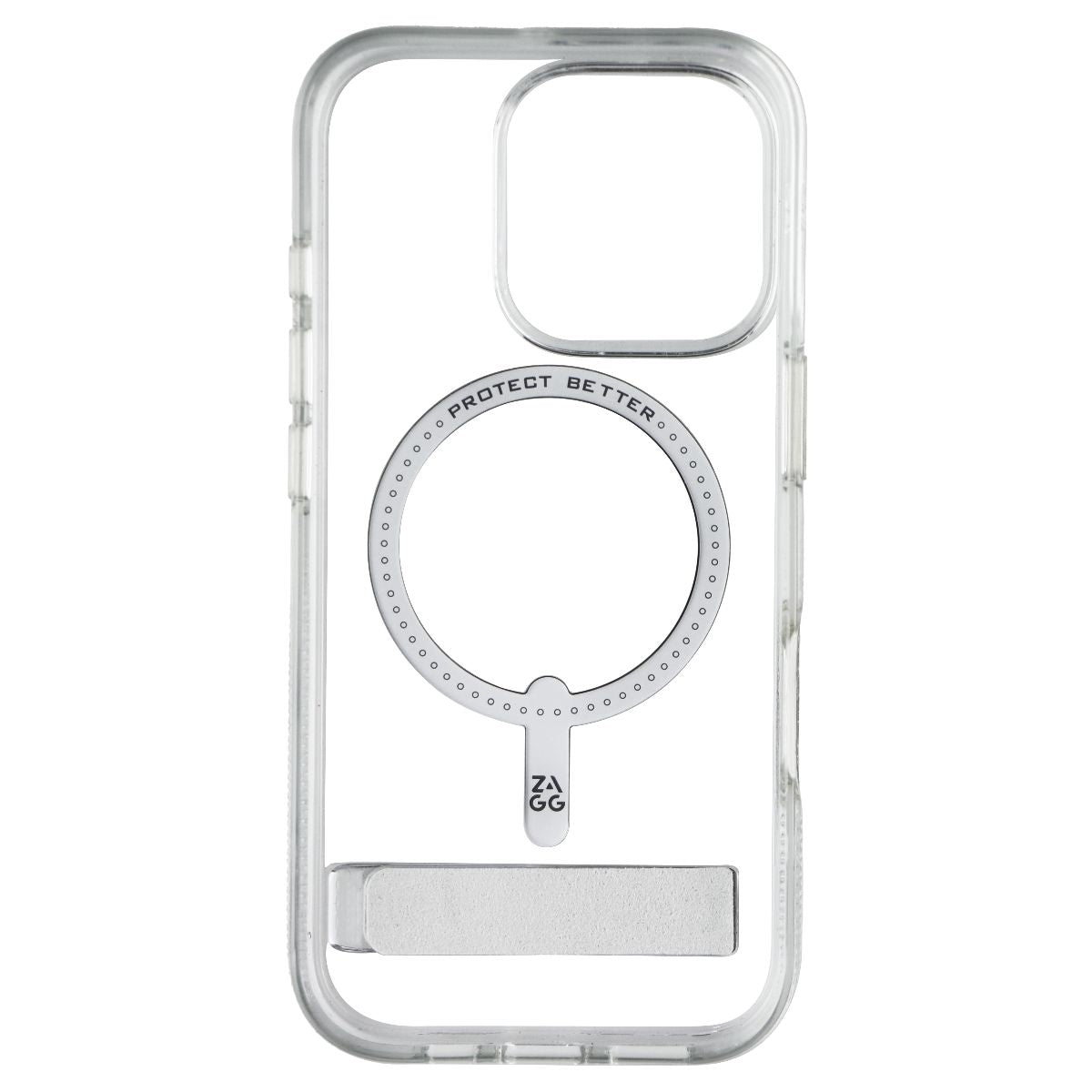 ZAGG Santa Cruz Snap Kickstand Case for MagSafe for Apple iPhone 16 Pro Clear Cell Phone - Cases, Covers & Skins Zagg - Simple Cell Bulk Wholesale Pricing - USA Seller