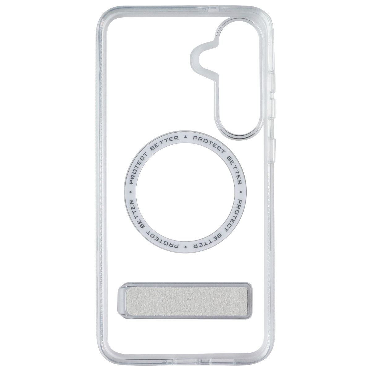 ZAGG Crystal Palace Snap Kickstand Case for Samsung Galaxy S25+ (Plus) - Clear