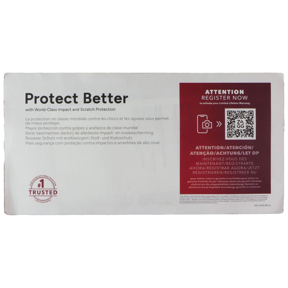 Zagg Glass XTR3 Eco For Google Pixel 8 Pro Cell Phone - Screen Protectors Zagg - Simple Cell Bulk Wholesale Pricing - USA Seller