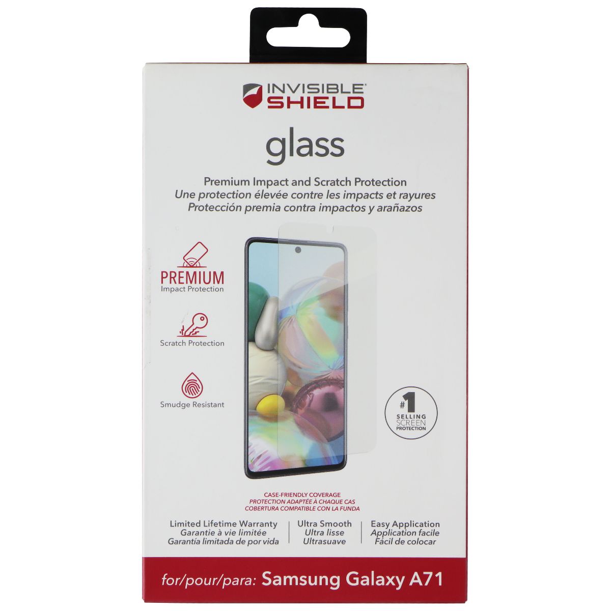 ZAGG Invisible Shield Glass Screen Protector for Samsung Galaxy A71 Cell Phone - Screen Protectors Zagg - Simple Cell Bulk Wholesale Pricing - USA Seller