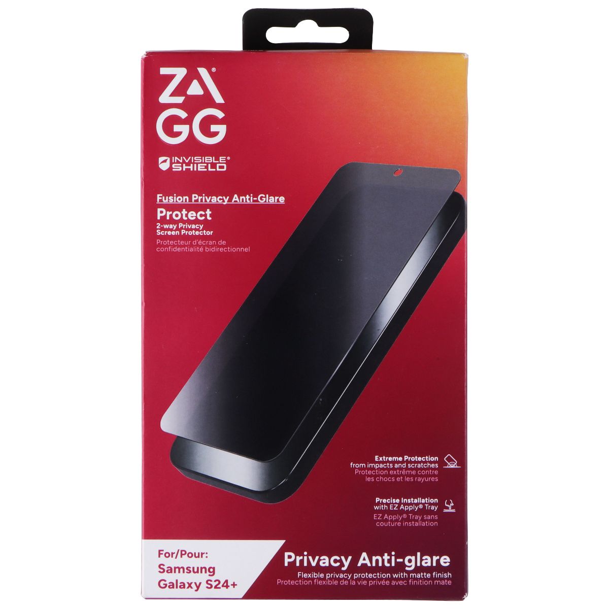 ZAGG Invisible Shield Fusion Privacy AntiGlare Screen Protector for G