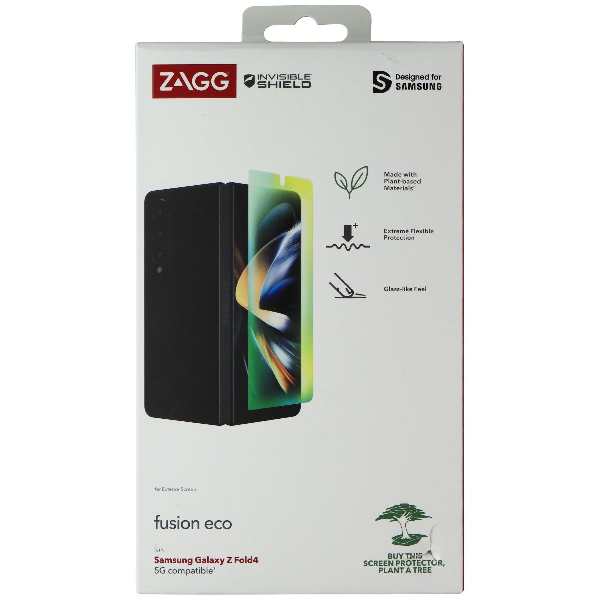 ZAGG InvisibleShield Fusion Eco Screen Protector for Samsung Galaxy Z Fold4 (5G) Cell Phone - Screen Protectors Zagg - Simple Cell Bulk Wholesale Pricing - USA Seller