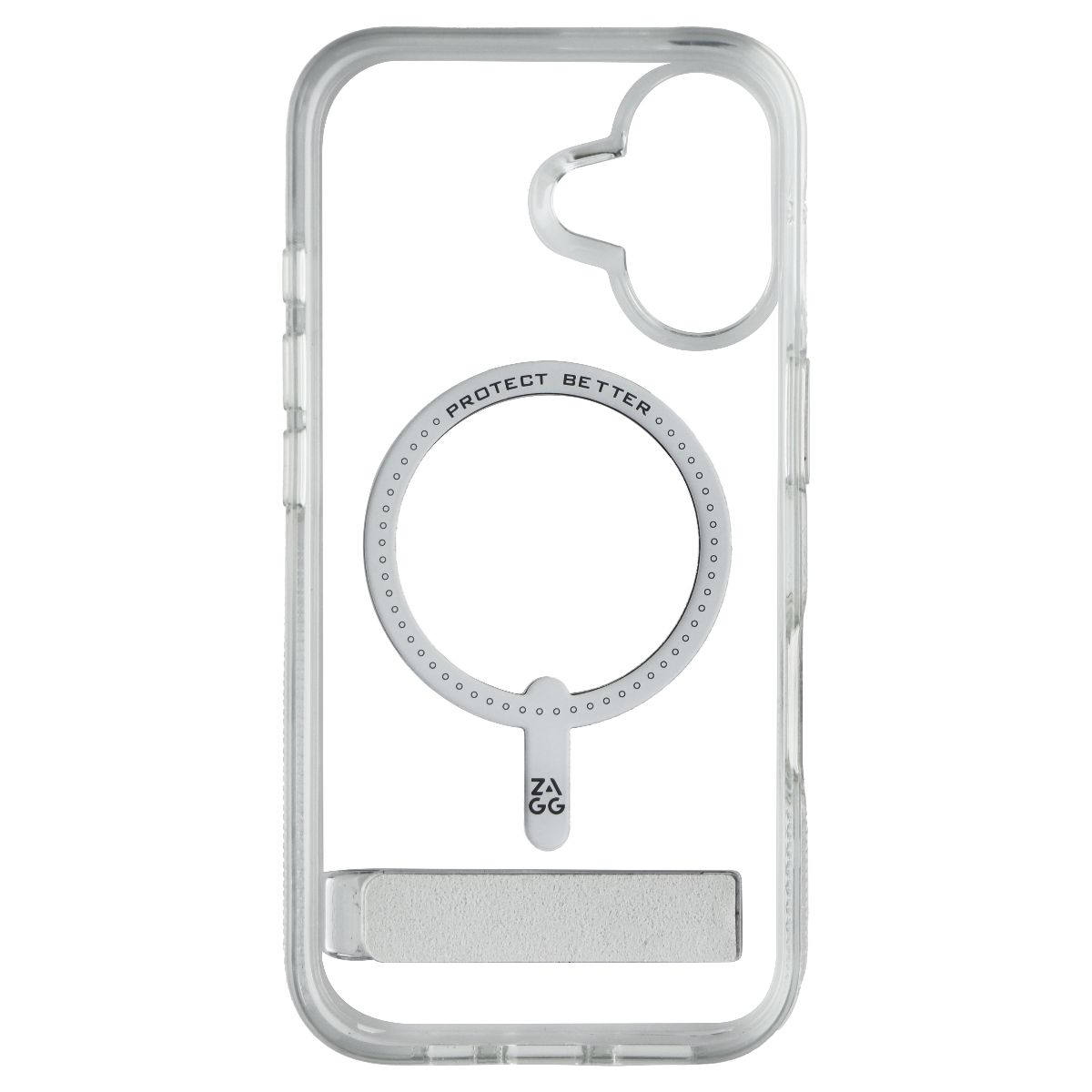 ZAGG Crystal Palace Snap Kickstand Case for MagSafe for Apple iPhone 16 - Clear Cell Phone - Cases, Covers & Skins Zagg - Simple Cell Bulk Wholesale Pricing - USA Seller