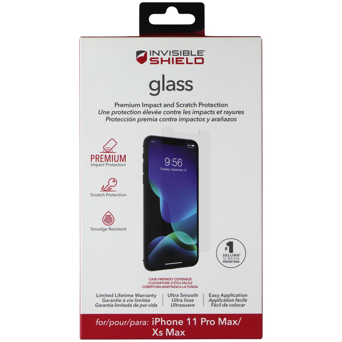 ZAGG (Glass) Series Screen Protector for iPhone 11 Pro Max & Xs Max - Clear