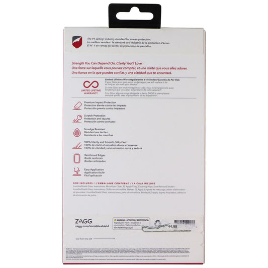 ZAGG Invisible Shield Glass Series Screen Protector for LG V60 ThinQ 5G
