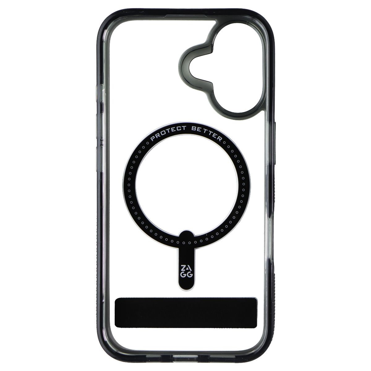 ZAGG Santa Cruz Snap Kickstand Case for MagSafe for Apple iPhone 16 - Black Cell Phone - Cases, Covers & Skins Zagg - Simple Cell Bulk Wholesale Pricing - USA Seller