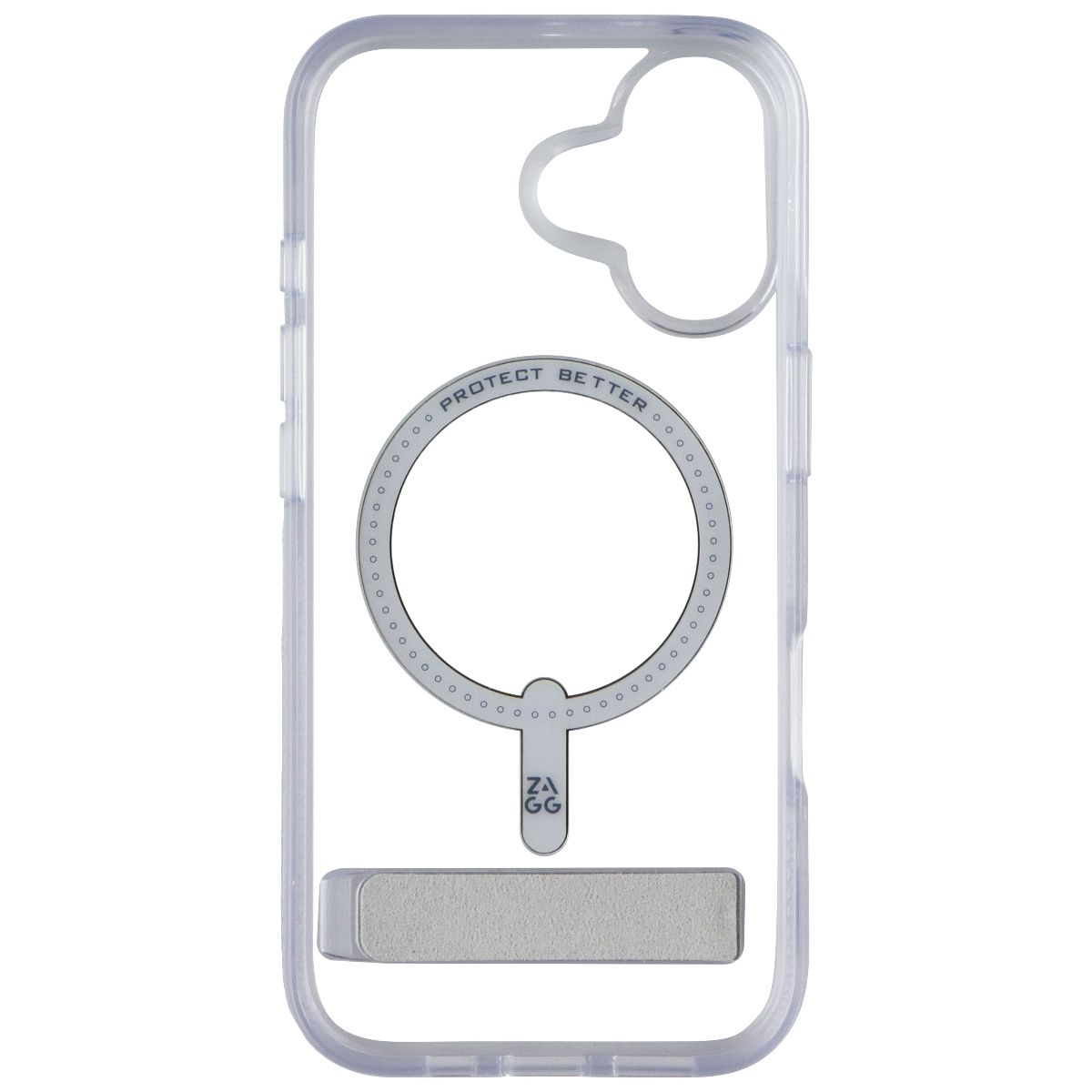 ZAGG Crystal Palace Snap Case with Kickstand for MagSafe for iPhone 17 - Clear Cell Phone - Cases, Covers & Skins Zagg - Simple Cell Bulk Wholesale Pricing - USA Seller