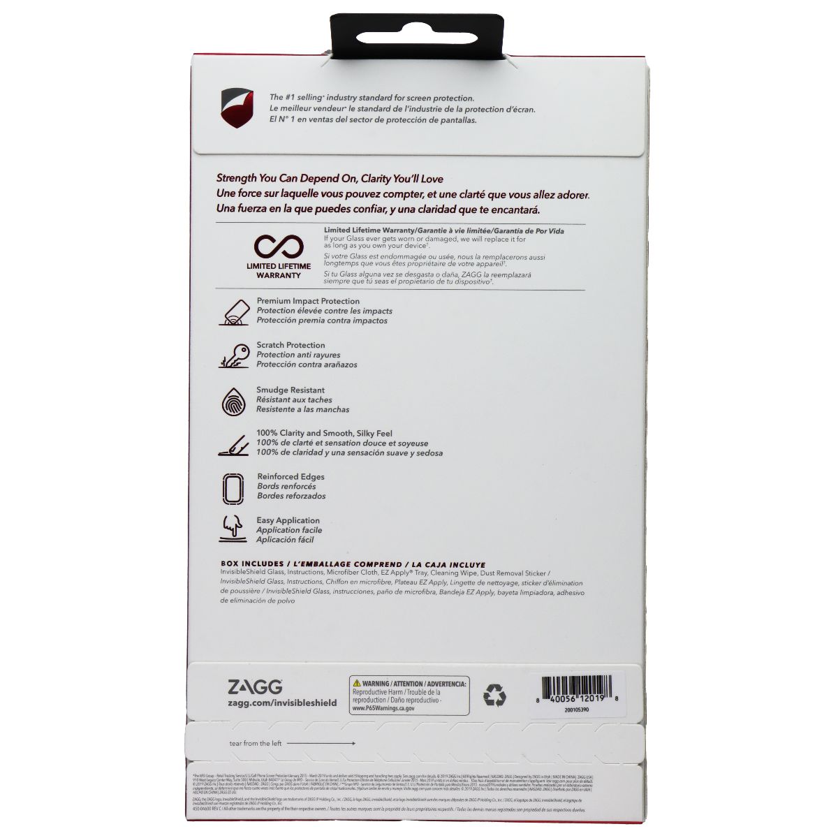 ZAGG Invisible Shield Glass Screen Protector for Samsung Galaxy A21 Cell Phone - Screen Protectors Zagg - Simple Cell Bulk Wholesale Pricing - USA Seller