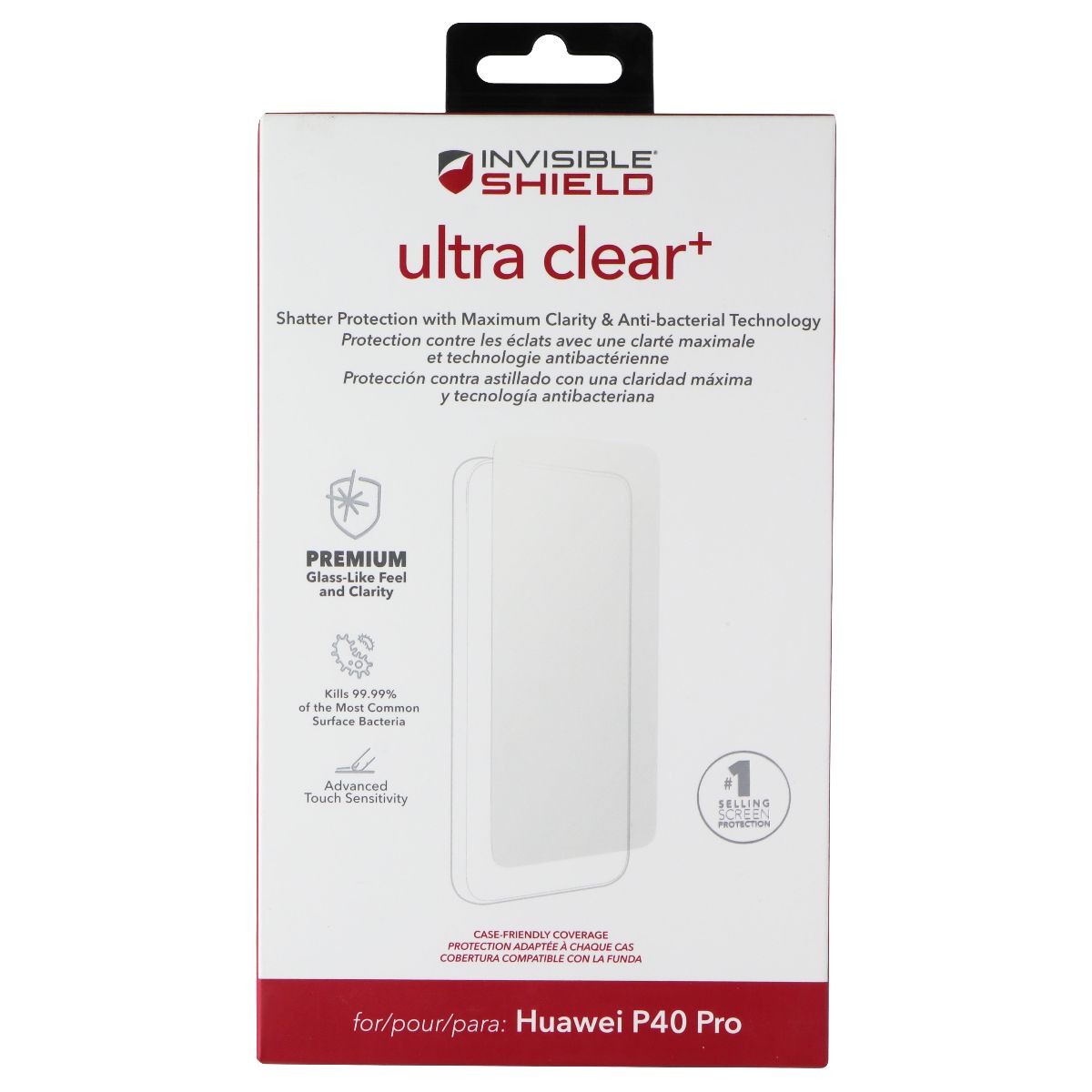 ZAGG Invisible Shield Ultra Clear+ Series Screen Protector for Huawei P40 Pro Cell Phone - Screen Protectors Zagg - Simple Cell Bulk Wholesale Pricing - USA Seller
