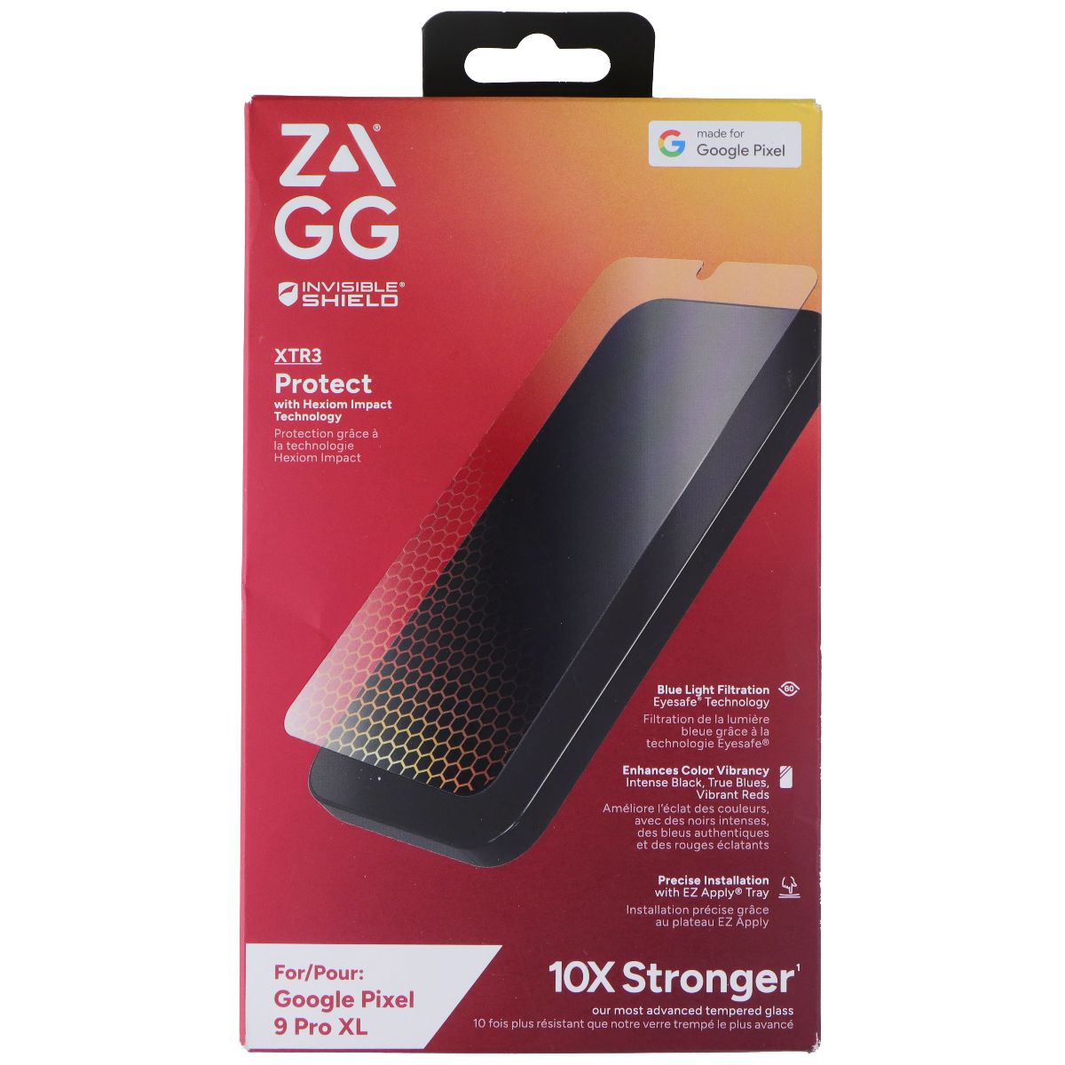 ZAGG Invisible Shield XTR3 Screen Protector for Google Pixel 9 Pro XL Cell Phone - Screen Protectors Zagg - Simple Cell Bulk Wholesale Pricing - USA Seller
