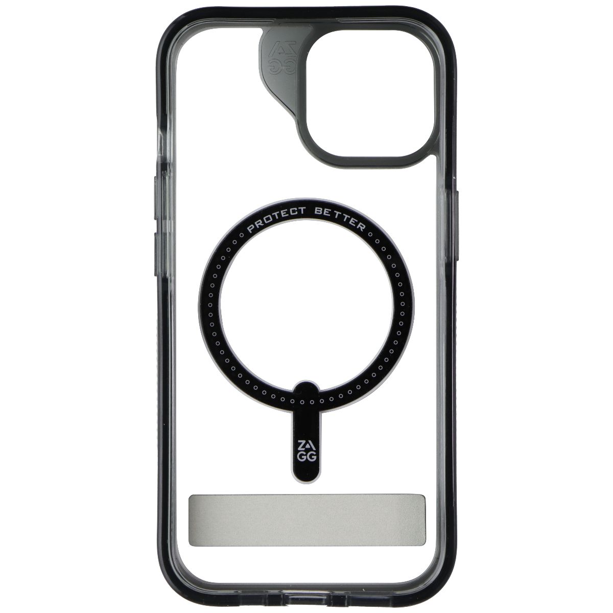 Zagg Santa Cruz Snap Case for MagSafe with Kickstand for iPhone 15/14/13 - Black Cell Phone - Cases, Covers & Skins Zagg - Simple Cell Bulk Wholesale Pricing - USA Seller