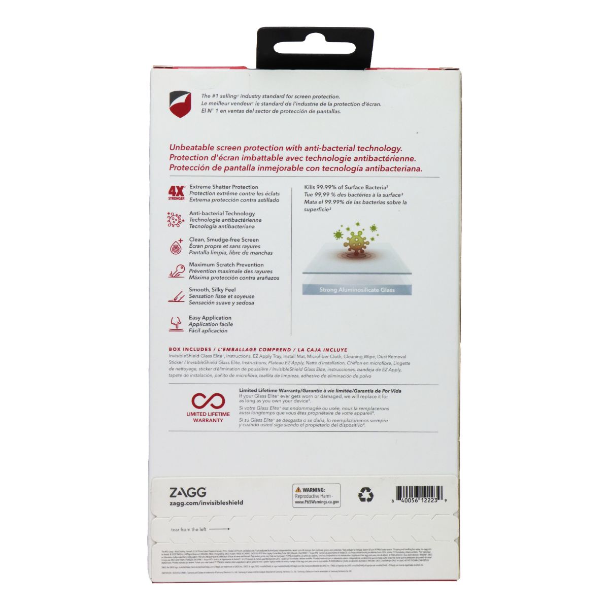 ZAGG Invisible Shield Glass Elite+ Screen Protector for Samsung Galaxy A71 Cell Phone - Screen Protectors Zagg - Simple Cell Bulk Wholesale Pricing - USA Seller