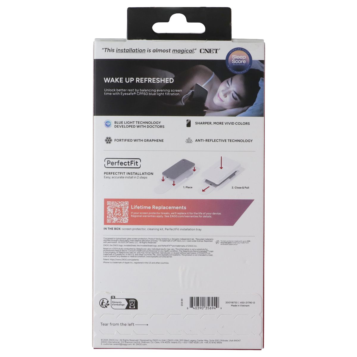 ZAGG XTR5 Tempered Glass Screen Protector for Apple iPhone 17 Pro