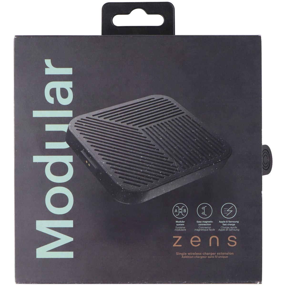 Zens Modular Series (10W) Single Wireless Charger Extension (ZEMSC1A) Cell Phone - Chargers & Cradles ZENS - Simple Cell Bulk Wholesale Pricing - USA Seller