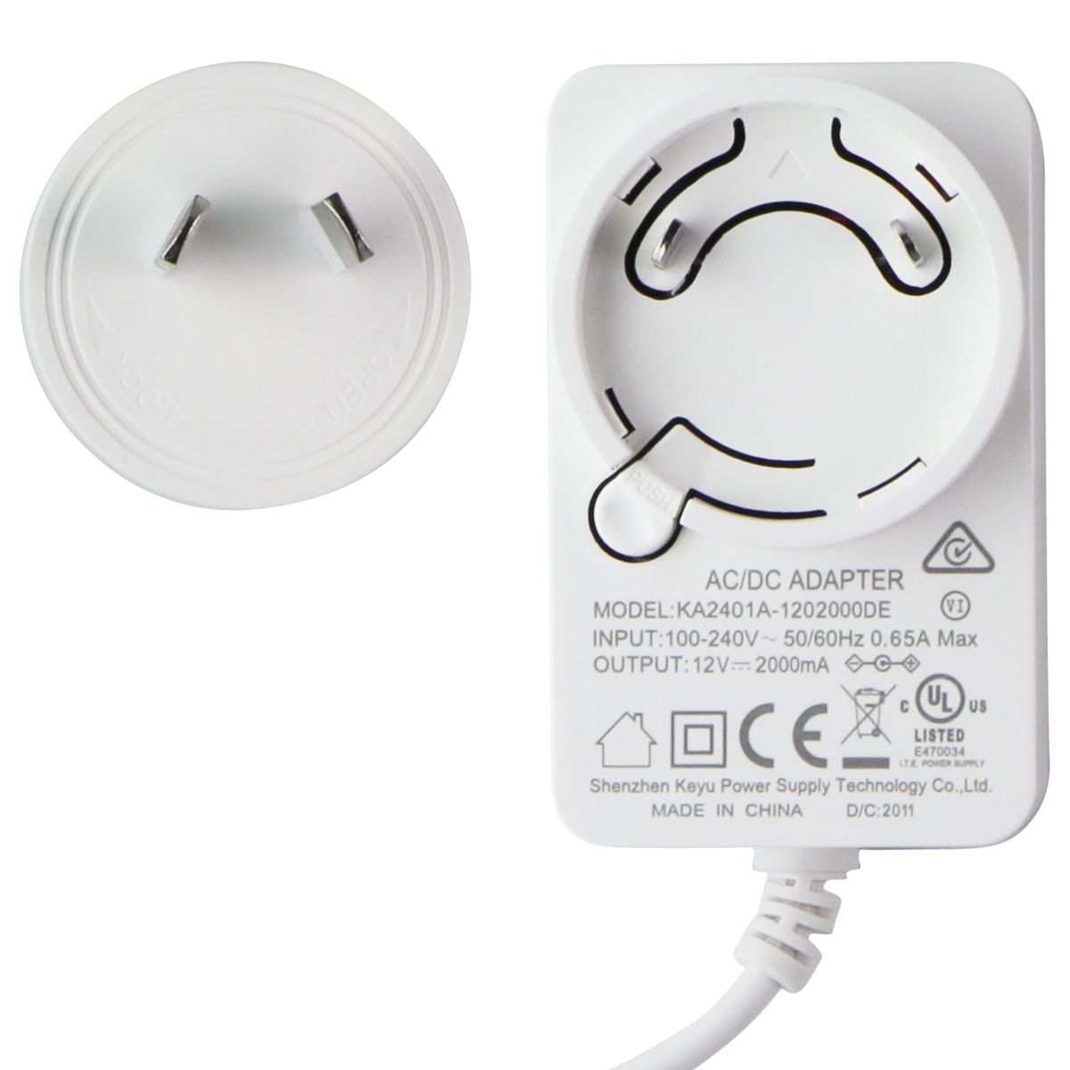 Zens Aluminium Stand Wireless 10W Qi Fast Charger - White (AU PLUG) Cell Phone - Chargers & Cradles ZENS - Simple Cell Bulk Wholesale Pricing - USA Seller