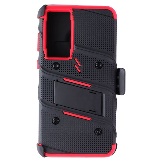Zizo Bolt Series Case and Holster for Samsung Galaxy A35 - Black/Red Cell Phone - Cases, Covers & Skins Zizo - Simple Cell Bulk Wholesale Pricing - USA Seller