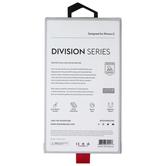 ZIZO Division Series Case for Apple iPhone 12 Mini - Stellar Black Cell Phone - Cases, Covers & Skins Zizo - Simple Cell Bulk Wholesale Pricing - USA Seller