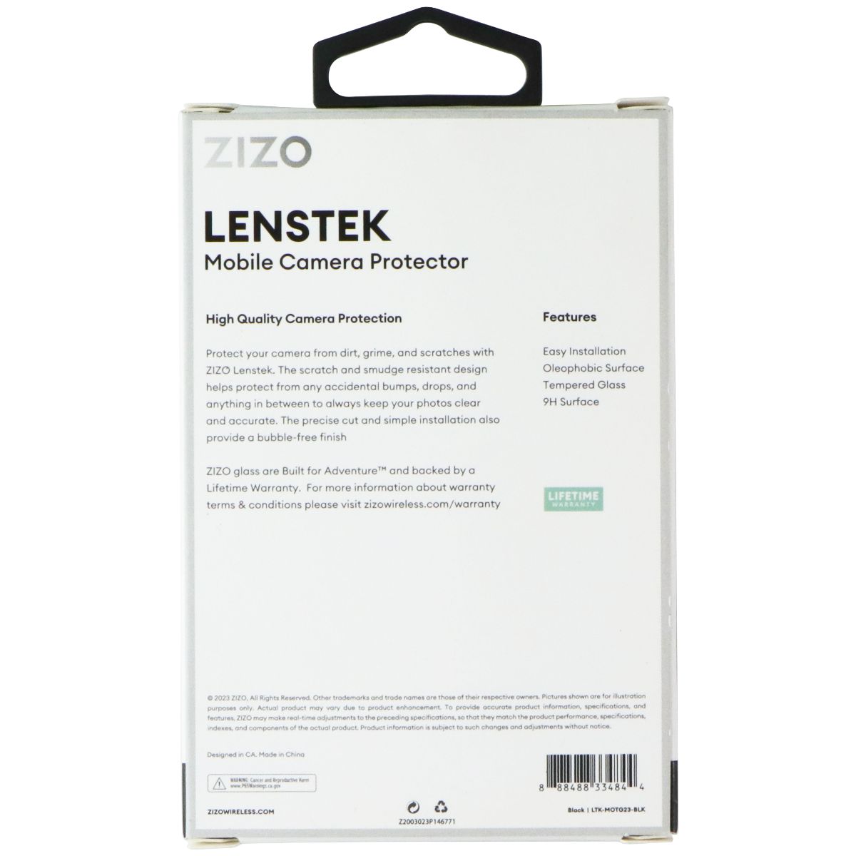 ZIzo Lenstek Mobile Camera Protector for Motorola Moto G 5G (2023) - 2 Pack
