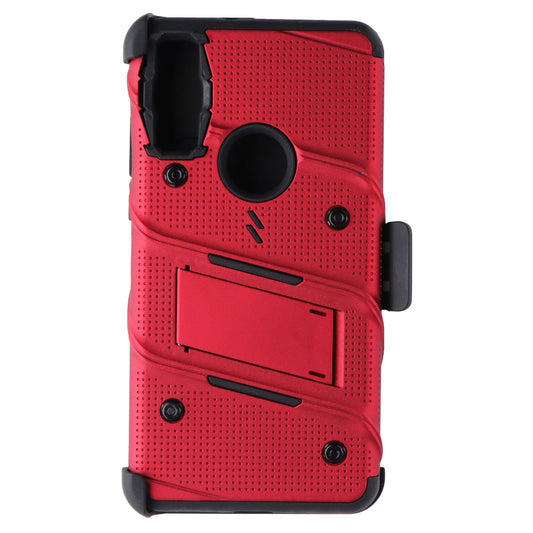 Zizo Bolt Series Case and Holster for Motorola Moto E (2020) - Red/Black Cell Phone - Cases, Covers & Skins Zizo - Simple Cell Bulk Wholesale Pricing - USA Seller