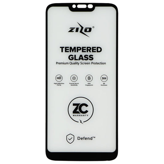 Zizo Bolt Series Case with Glass for Motorola Moto G7 Supra/Power - Red/Black