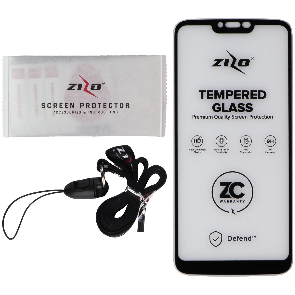 Zizo Bolt Series Case & Holster with Tempered Glass for Moto G7 Power - Black Cell Phone - Cases, Covers & Skins Zizo - Simple Cell Bulk Wholesale Pricing - USA Seller