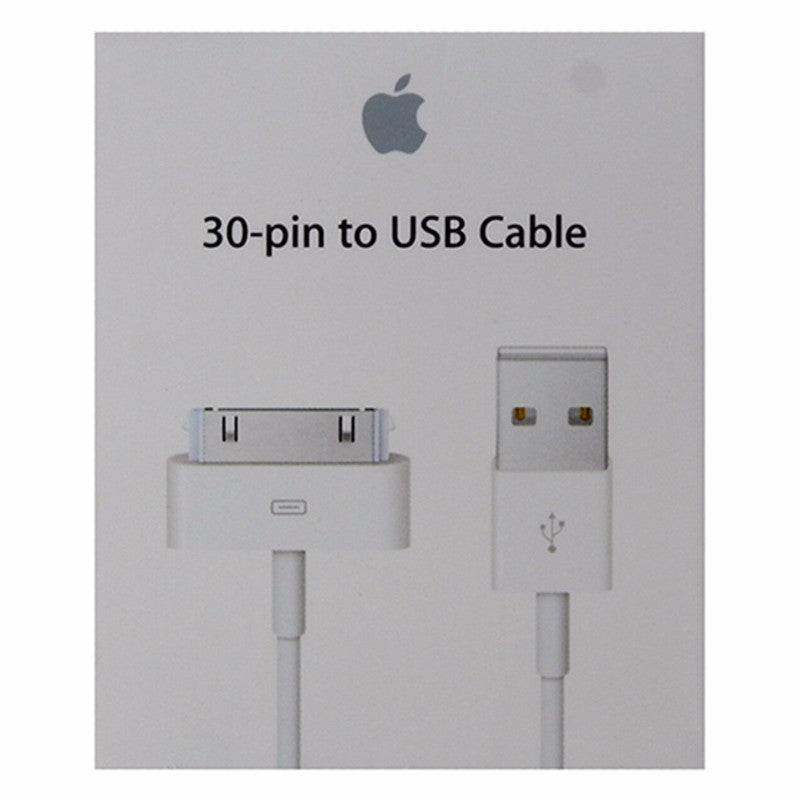 Apple ( MA591G/C ) 3.3Ft Charge and Sync Cable for 30 Pin Devices - White Cell Phone - Cables & Adapters Apple - Simple Cell Bulk Wholesale Pricing - USA Seller