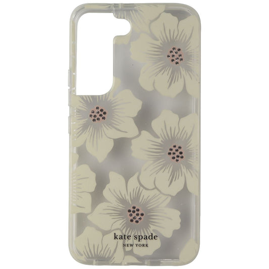 Kate Spade Defensive Hardshell Case for Samsung Galaxy S22 - Hollyhock Floral Cell Phone - Cases, Covers & Skins Kate Spade - Simple Cell Bulk Wholesale Pricing - USA Seller