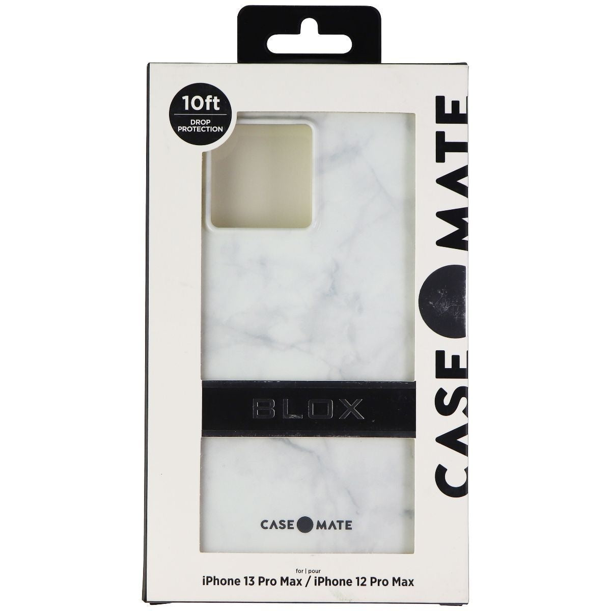 Case-Mate BLOX Series for Apple iPhone 13 Pro Max - White Marble Cell Phone - Cases, Covers & Skins Case-Mate - Simple Cell Bulk Wholesale Pricing - USA Seller