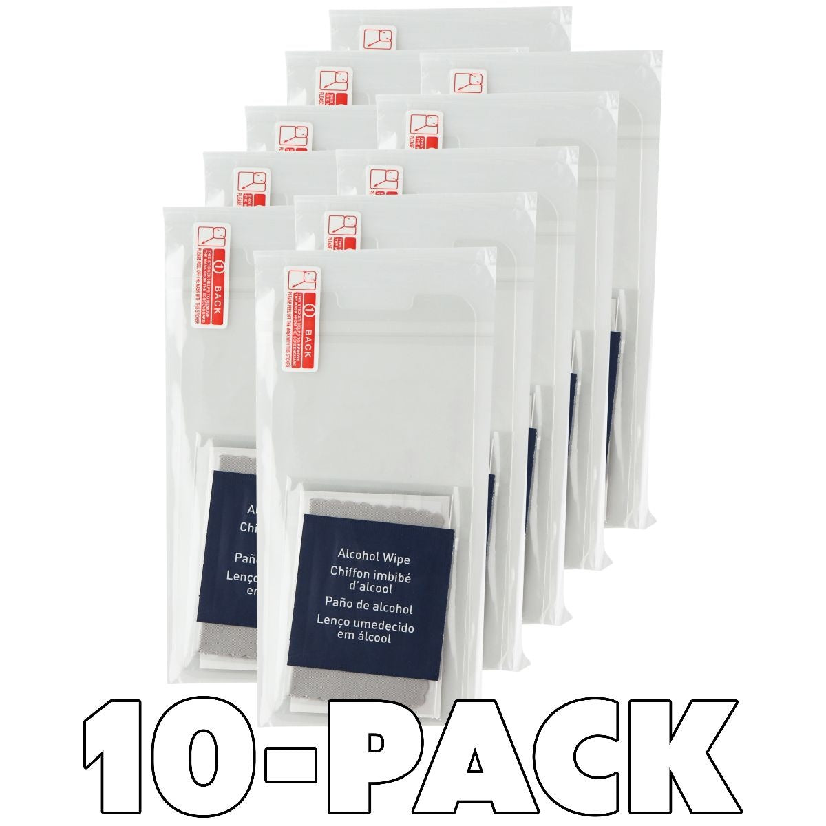 PureGear High-Definition Tempered Glass for Apple iPhone 13 and 13 Pro (10 PACK) Cell Phone - Screen Protectors PureGear - Simple Cell Bulk Wholesale Pricing - USA Seller