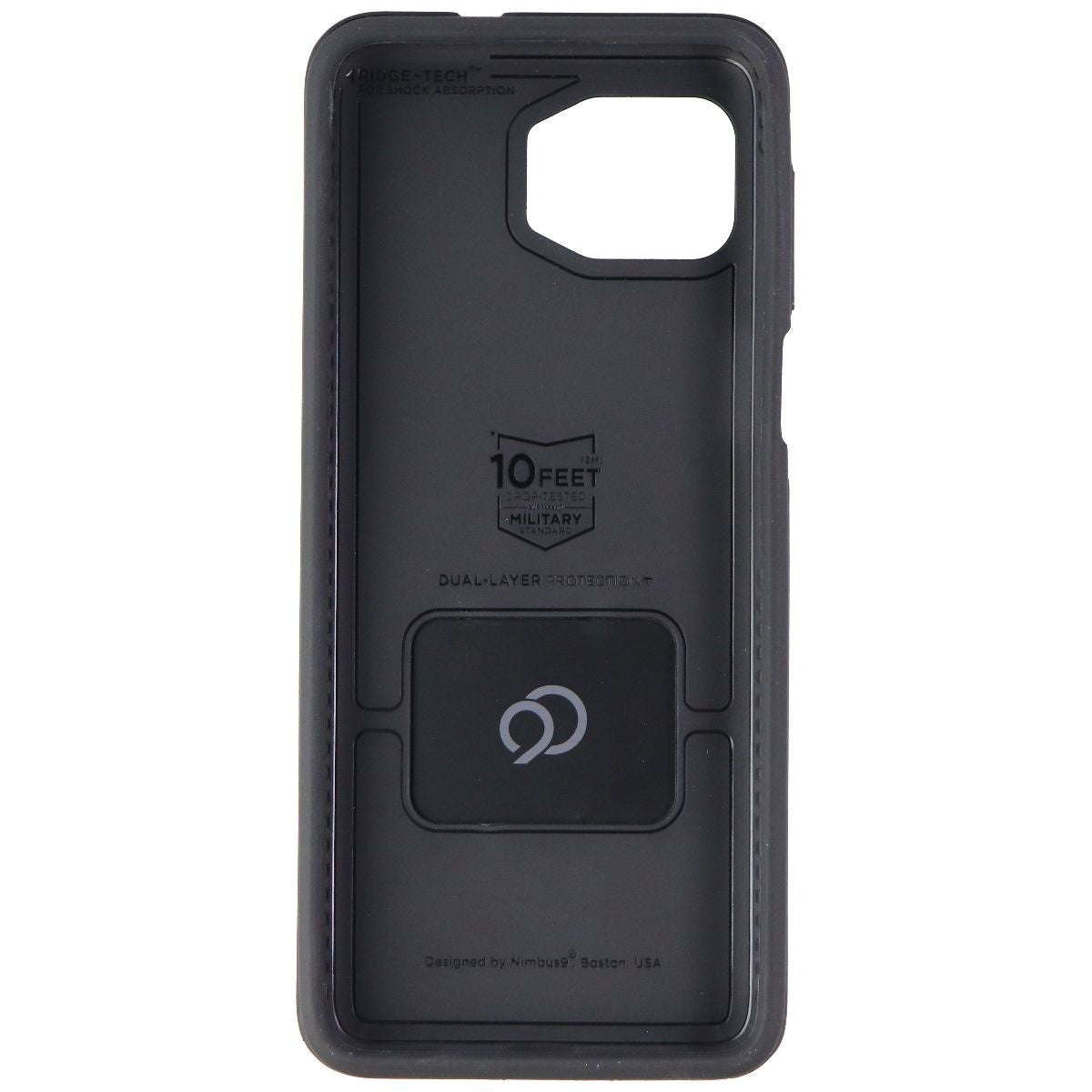 Nimbus9 Cirrus 2 Series Protective Case for Motorola One 5G - Black Cell Phone - Cases, Covers & Skins Nimbus9 - Simple Cell Bulk Wholesale Pricing - USA Seller