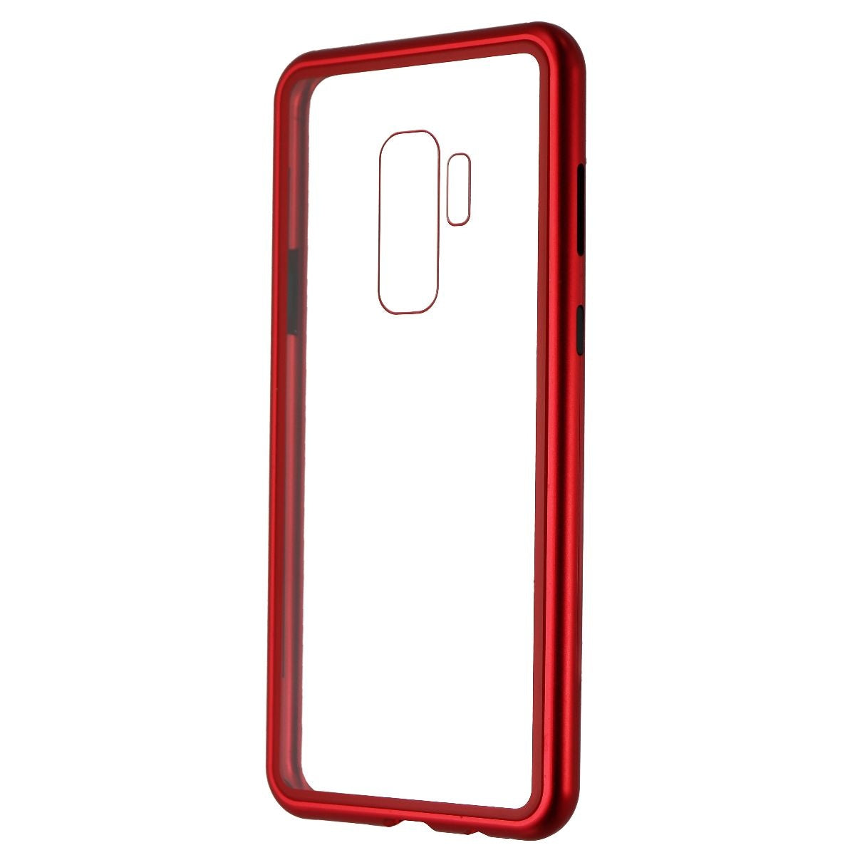 Zore Hybrid Glass Series Case for Samsung Galaxy S9 Plus - Clear/Red Cell Phone - Cases, Covers & Skins Zore - Simple Cell Bulk Wholesale Pricing - USA Seller