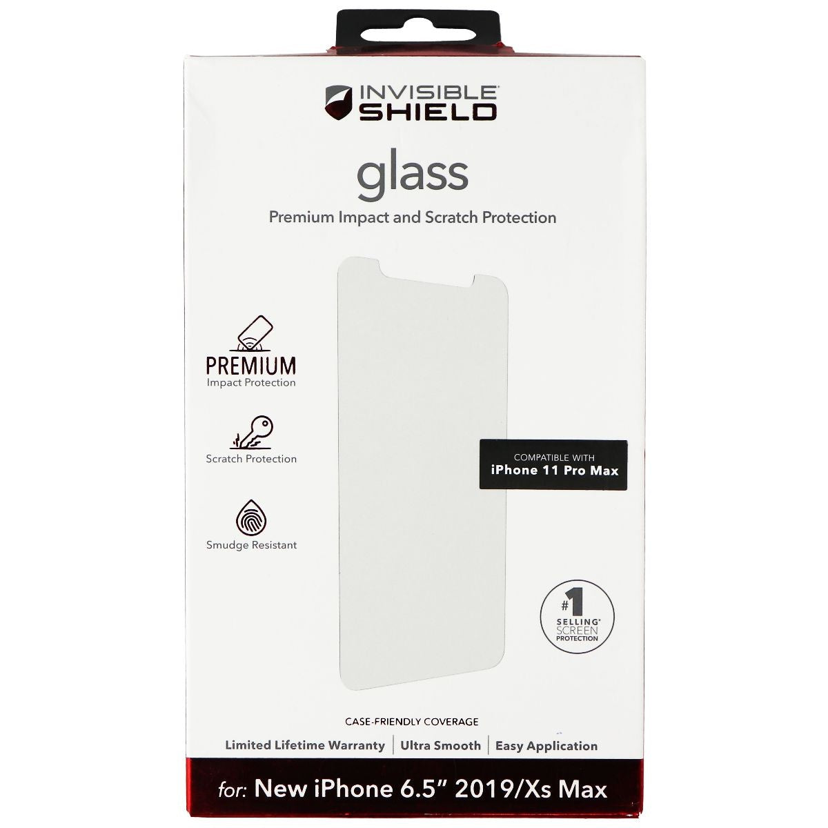 ZAGG InvisibleShield Glass Screen Protector for iPhone 11 Pro Max & XS Max Cell Phone - Screen Protectors Zagg - Simple Cell Bulk Wholesale Pricing - USA Seller