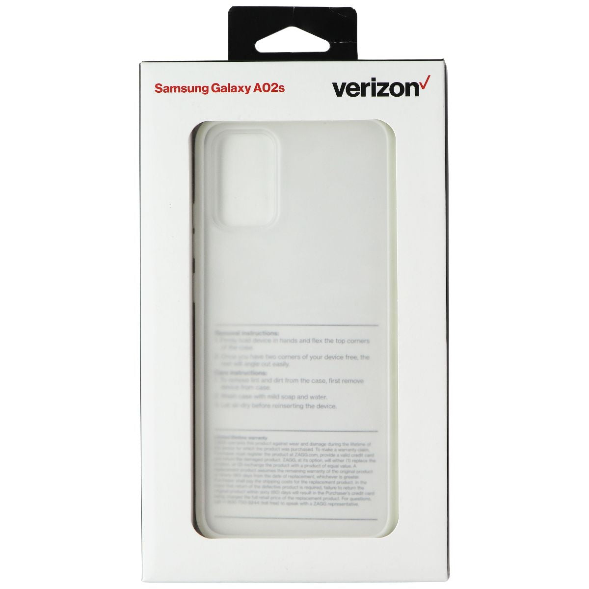 Verizon Slim Sustainable Series Case for Verizon Galaxy A02s - White Cell Phone - Cases, Covers & Skins Verizon - Simple Cell Bulk Wholesale Pricing - USA Seller