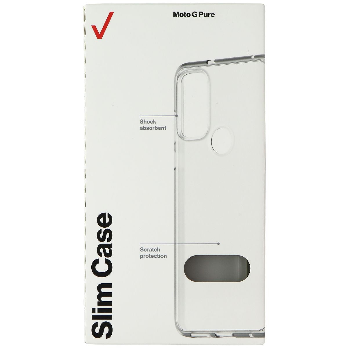 Verizon Slim Sustainable Series Case for Motorola Moto G Pure - Clear Cell Phone - Cases, Covers & Skins Verizon - Simple Cell Bulk Wholesale Pricing - USA Seller