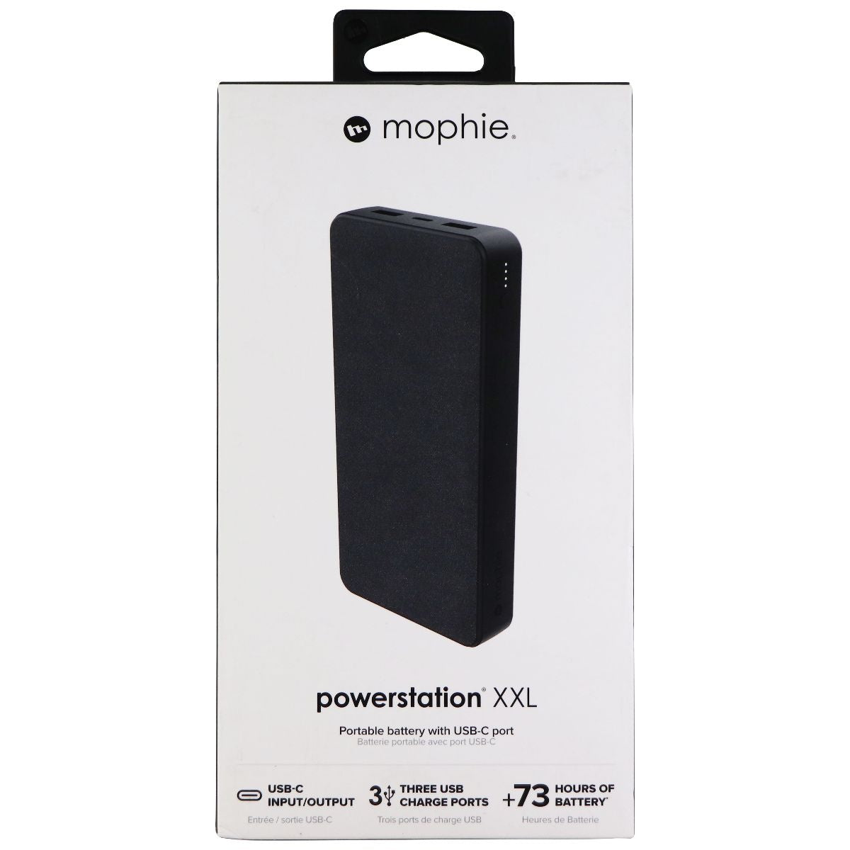 mophie Powerstation XXL Battery for USB-C and USB-A Devices (20,000mAh) - Black Cell Phone - Chargers & Cradles Mophie - Simple Cell Bulk Wholesale Pricing - USA Seller