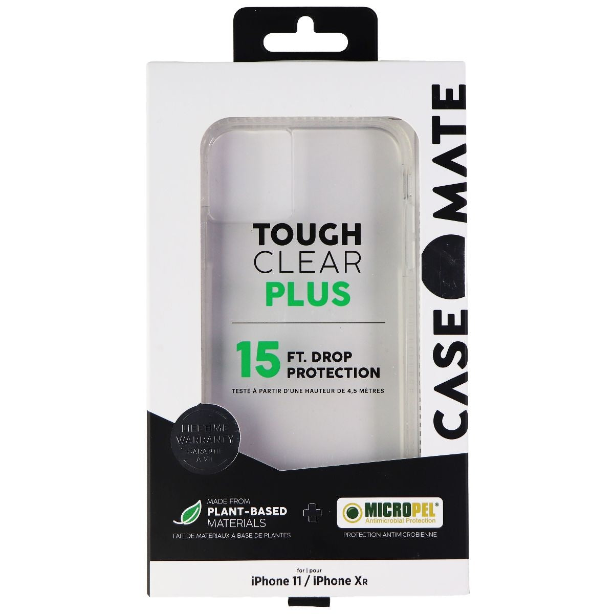 Case-Mate Tough Clear Plus Series Case for Apple iPhone 11 / iPhone XR - Clear