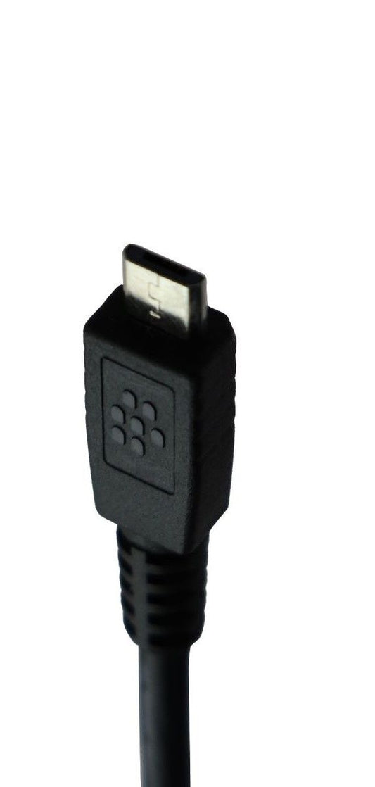 BlackBerry (1.2m/4-Ft) Micro-USB to USB Charge/Sync Cable Black (HDW-62449-002) Cell Phone - Cables & Adapters Blackberry - Simple Cell Bulk Wholesale Pricing - USA Seller