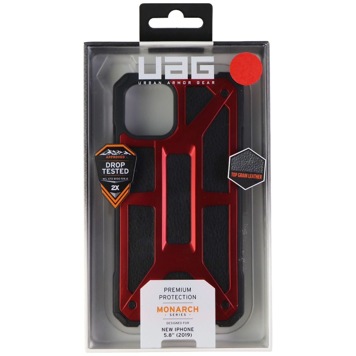 UAG Monarch Series Case for Apple iPhone 11 Pro Smartphones - Red/Black Cell Phone - Cases, Covers & Skins Urban Armor Gear - Simple Cell Bulk Wholesale Pricing - USA Seller