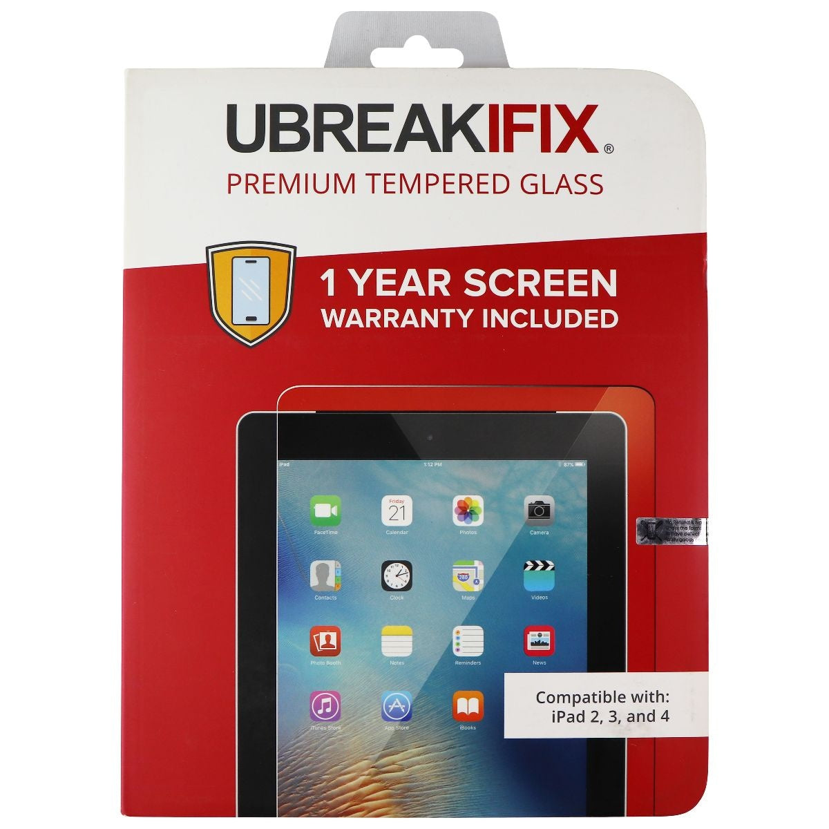 UBREAKIFIX Premium Tempered Glass for Apple iPad 4th/3rd/2nd Gen iPad/Tablet Accessories - Screen Protectors UBREAKIFIX - Simple Cell Bulk Wholesale Pricing - USA Seller