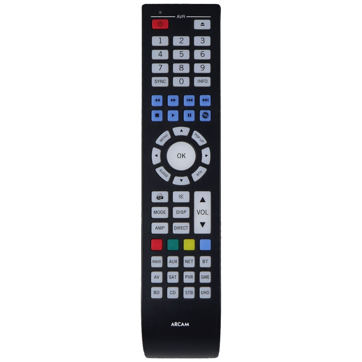 ARCAM Remote Control (120819) for Select ARCAM TVs - Black TV, Video & Audio Accessories - Remote Controls ARCAM - Simple Cell Bulk Wholesale Pricing - USA Seller